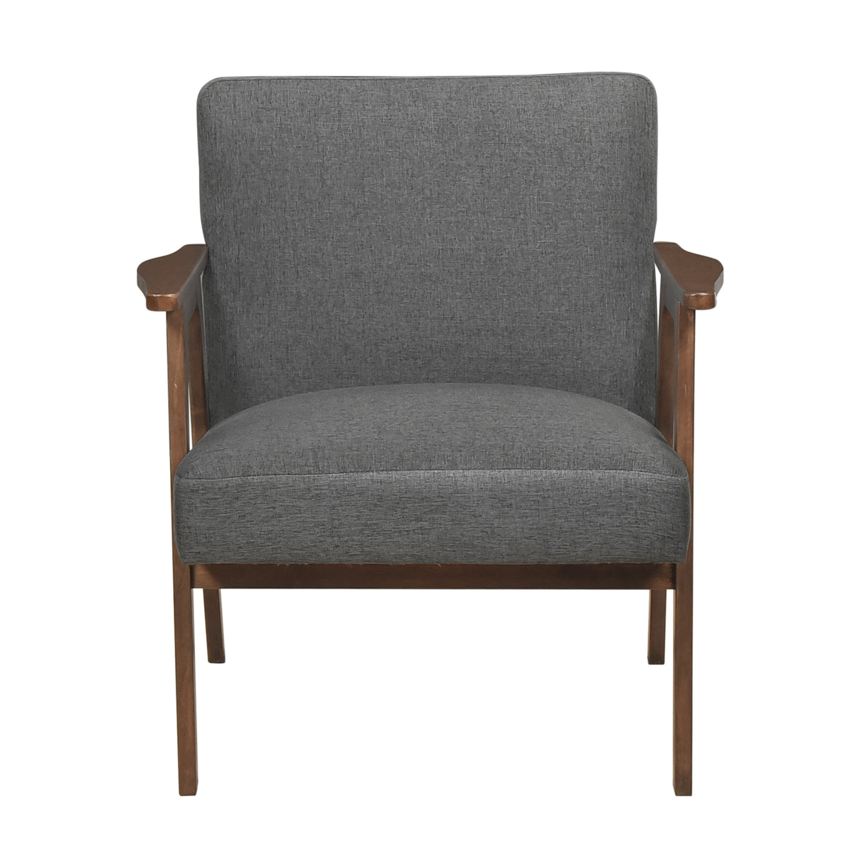 Omara Dark Gray Accent Chair by Homelegance at Eve Furniture