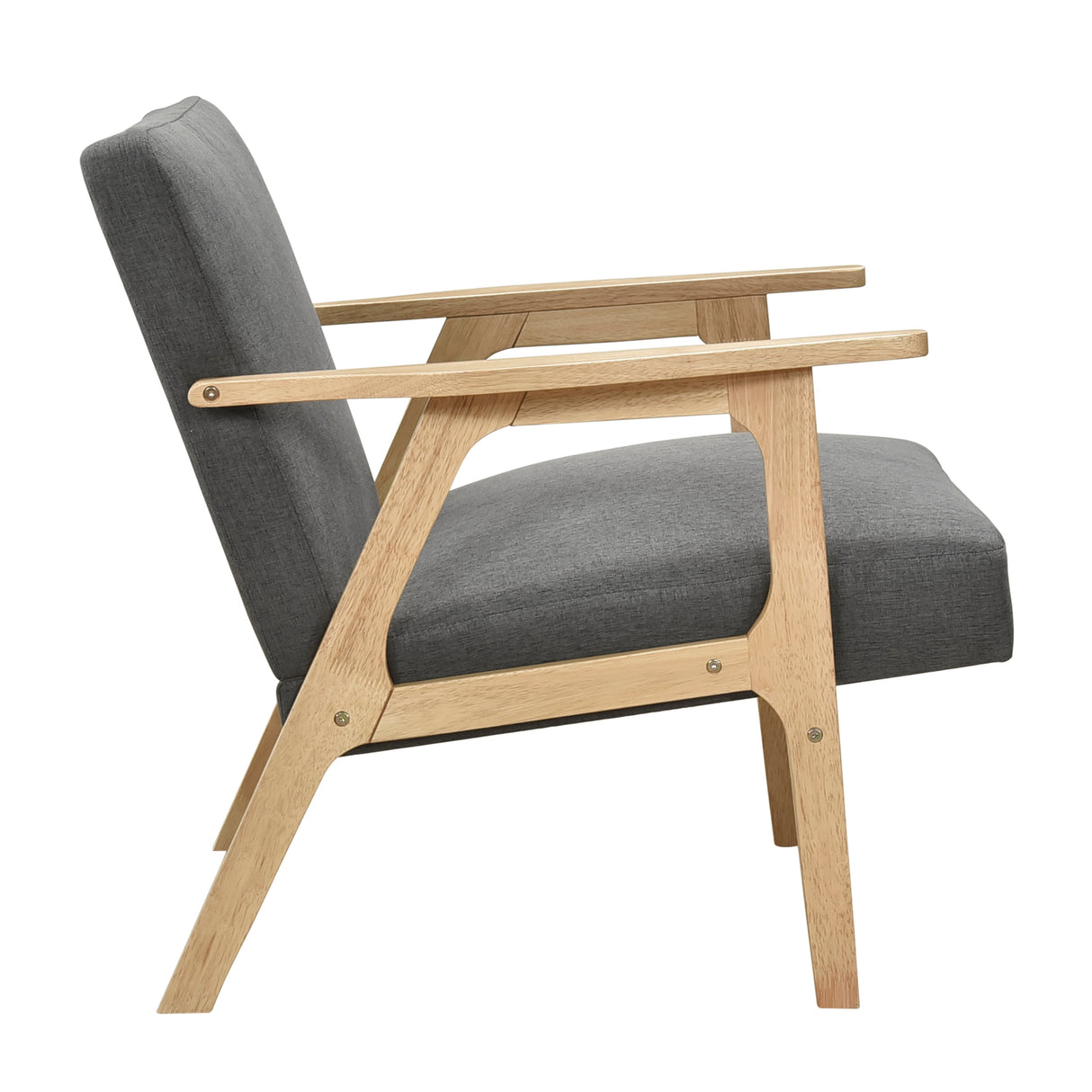 Omara Dark Gray Accent Chair by Homelegance at Eve Furniture