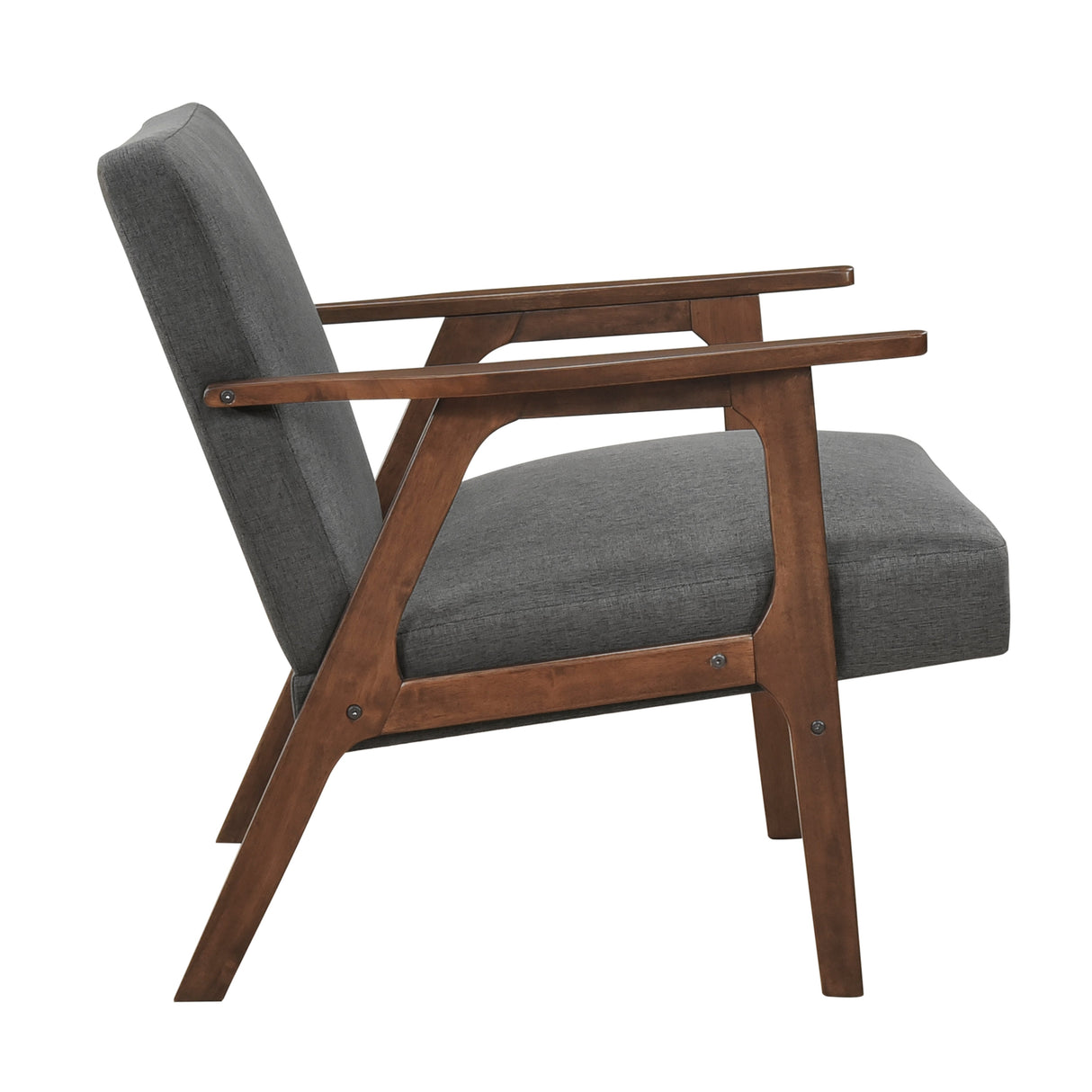 Omara Dark Gray Accent Chair by Homelegance at Eve Furniture