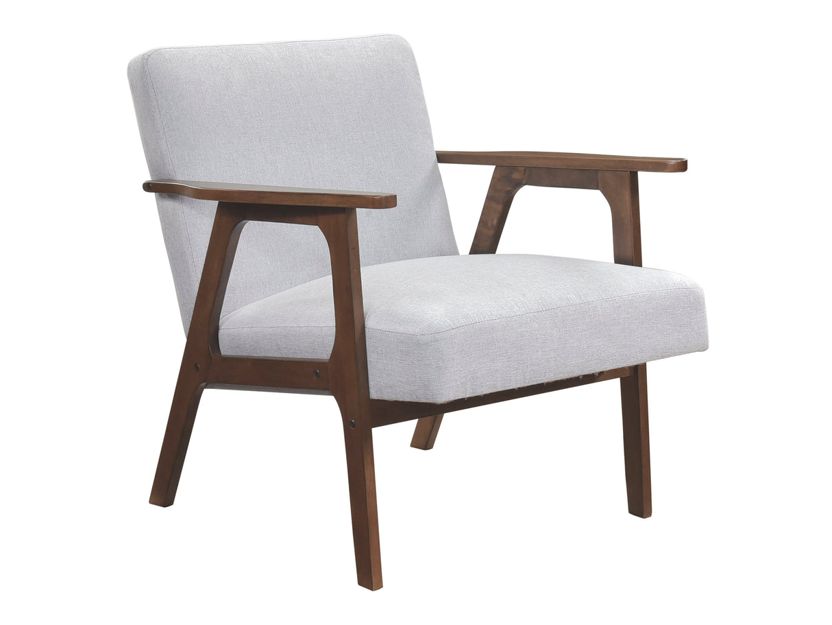 Omara Gray Accent Chair by Homelegance at Eve Furniture