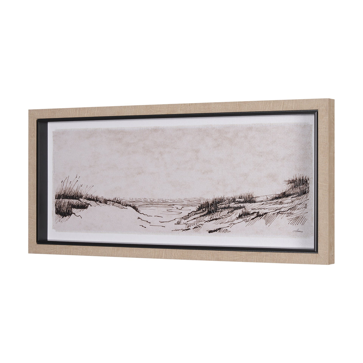 On the Shore III by Mercana Studio a Hand Embellished Textured Framed Art Print by Mercana at Eve Furniture