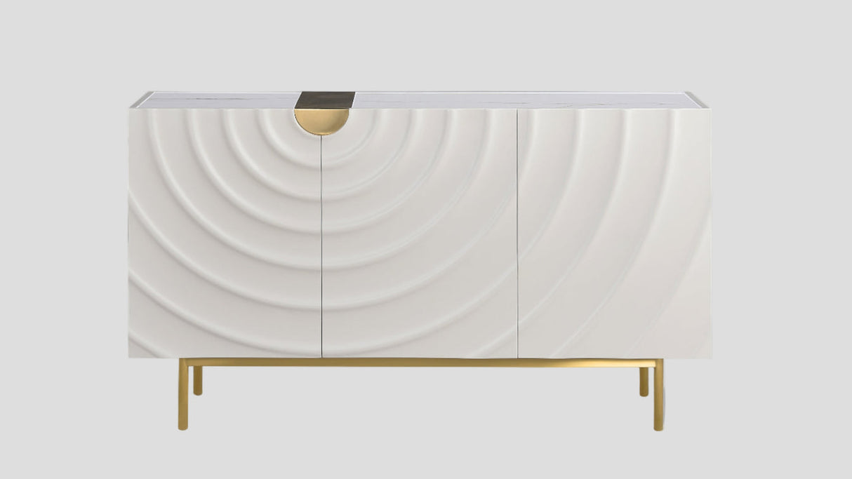 Onda Cream White Sideboard by New Era Innovations at Eve Furniture