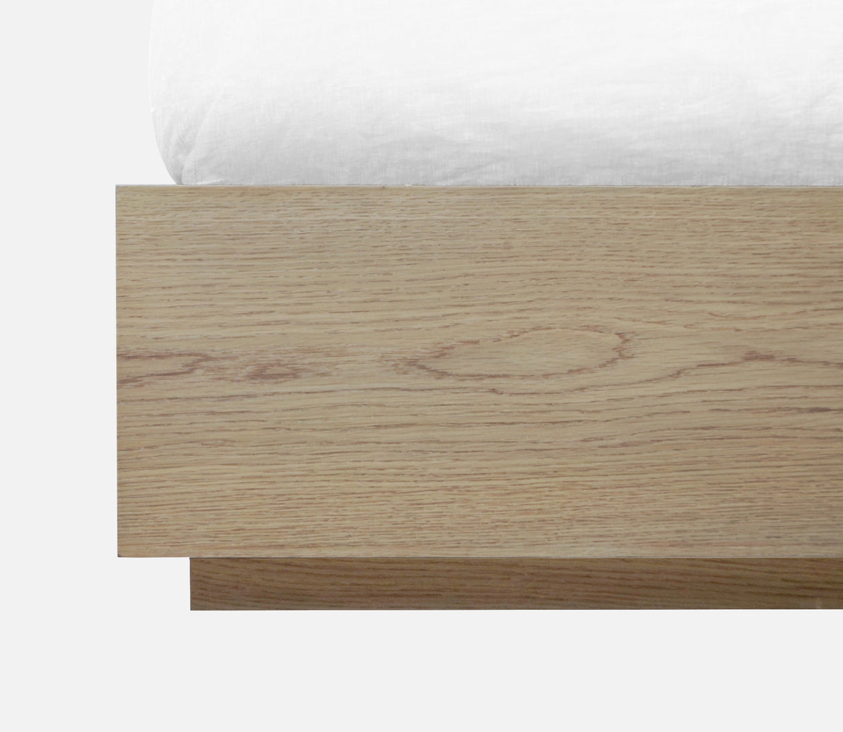 One Coastal Modern Eastern King Platform Bed in Bisque by Modus Furniture at Eve Furniture
