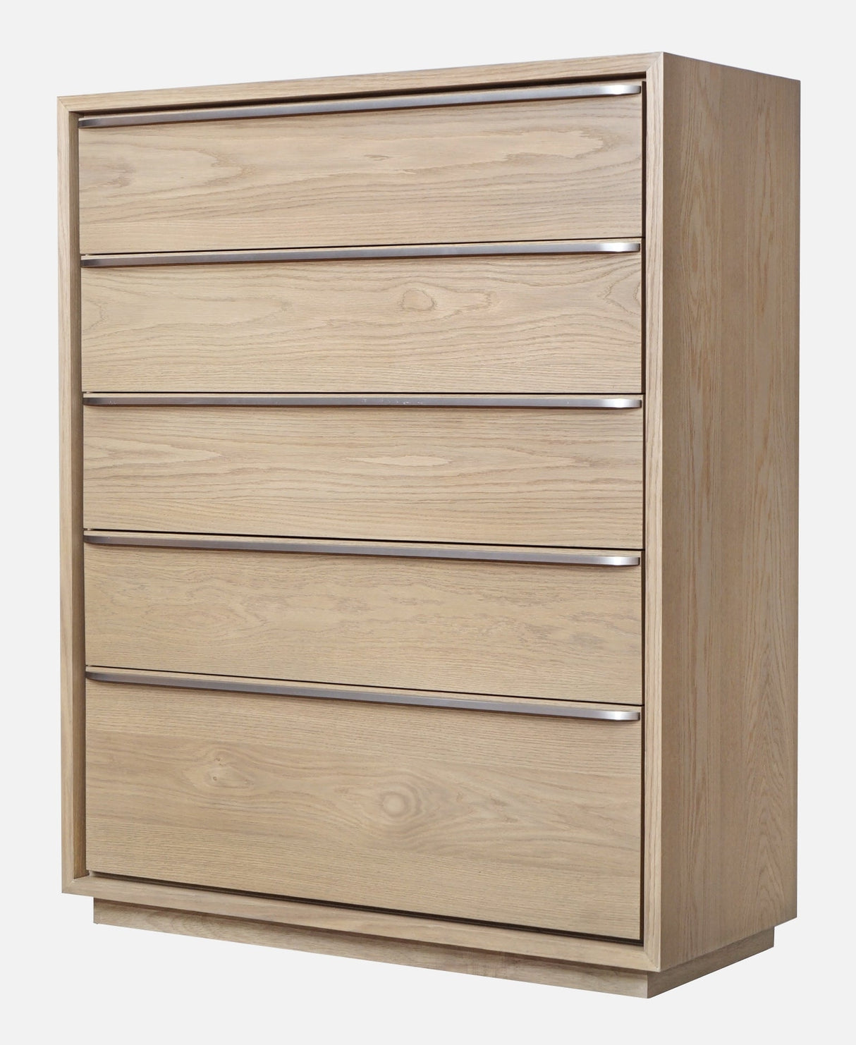 One Coastal Modern Five Drawer Chest in Bisque by Modus Furniture at Eve Furniture