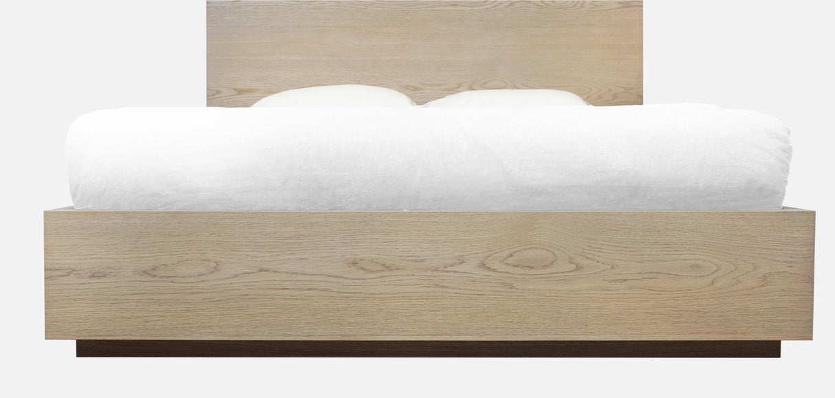 One Coastal Modern Full Platform Bed in Bisque by Modus Furniture at Eve Furniture
