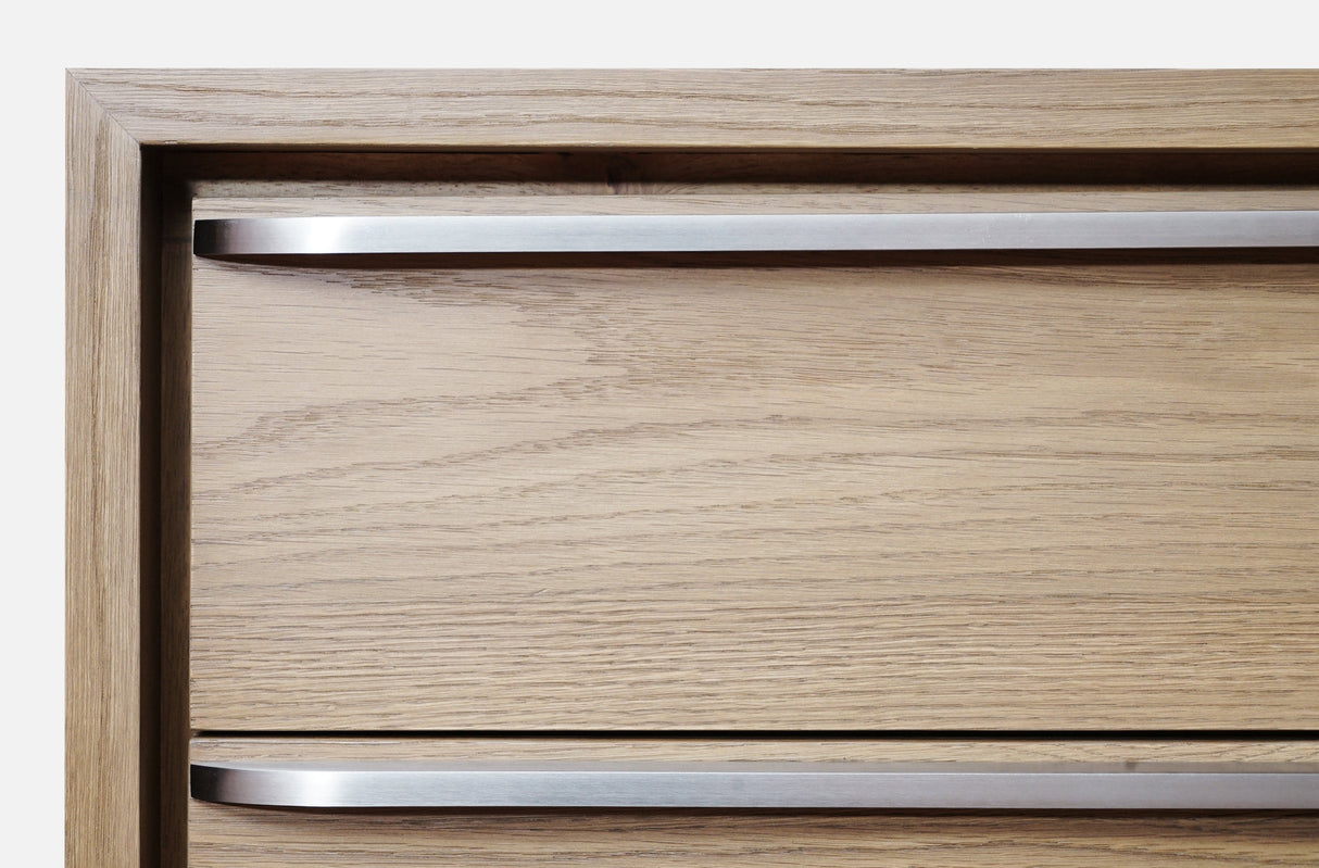 One Coastal Modern Six Drawer Dresser in Bisque by Modus Furniture at Eve Furniture