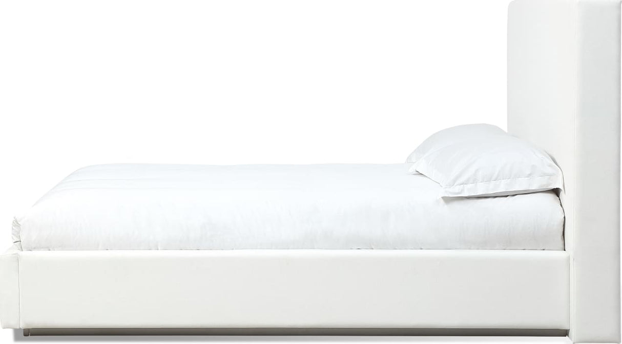 One Pearl King Upholstered Footboard Storage Bed by Modus Furniture at Eve Furniture