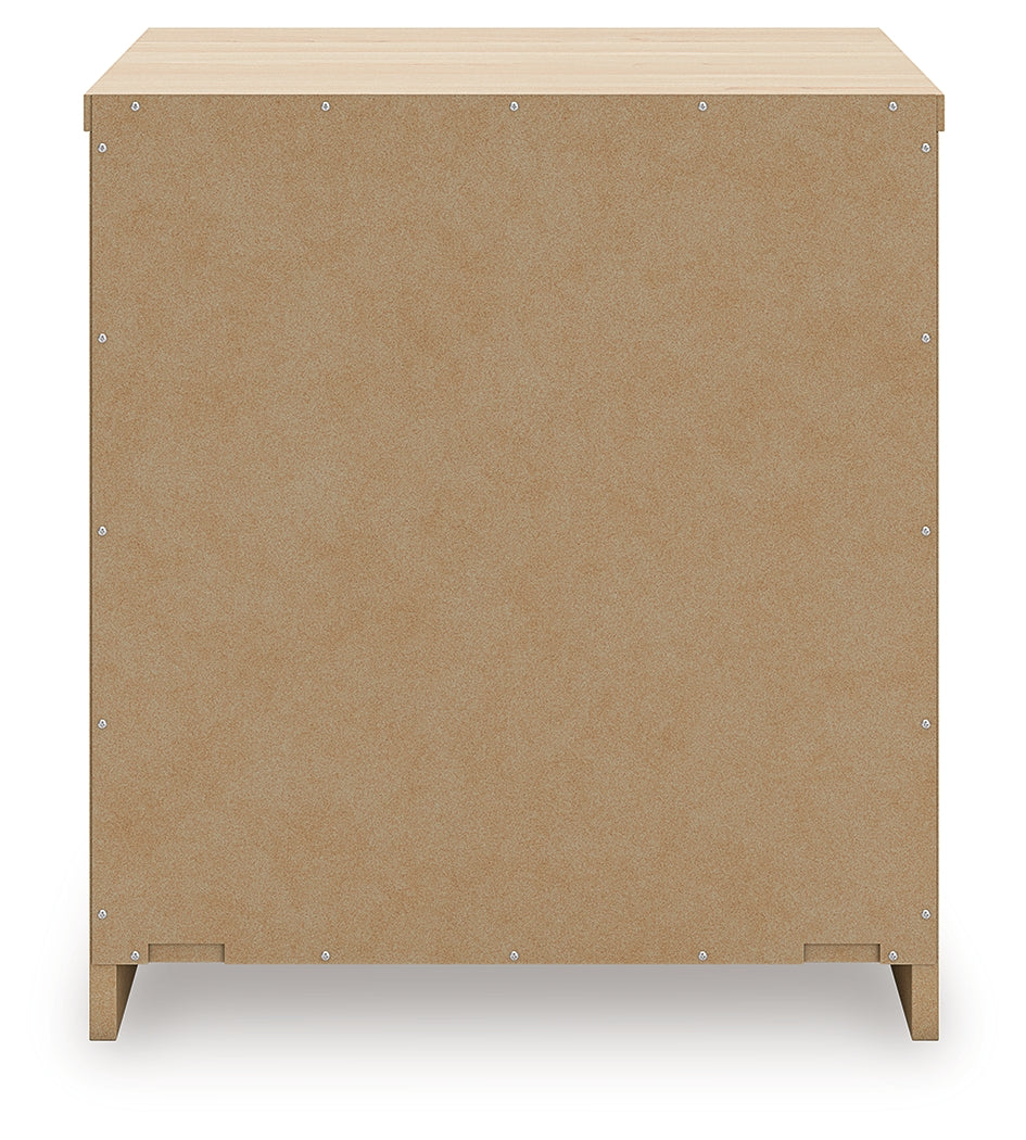 Onita Natural Nightstand by Ashley at Eve Furniture