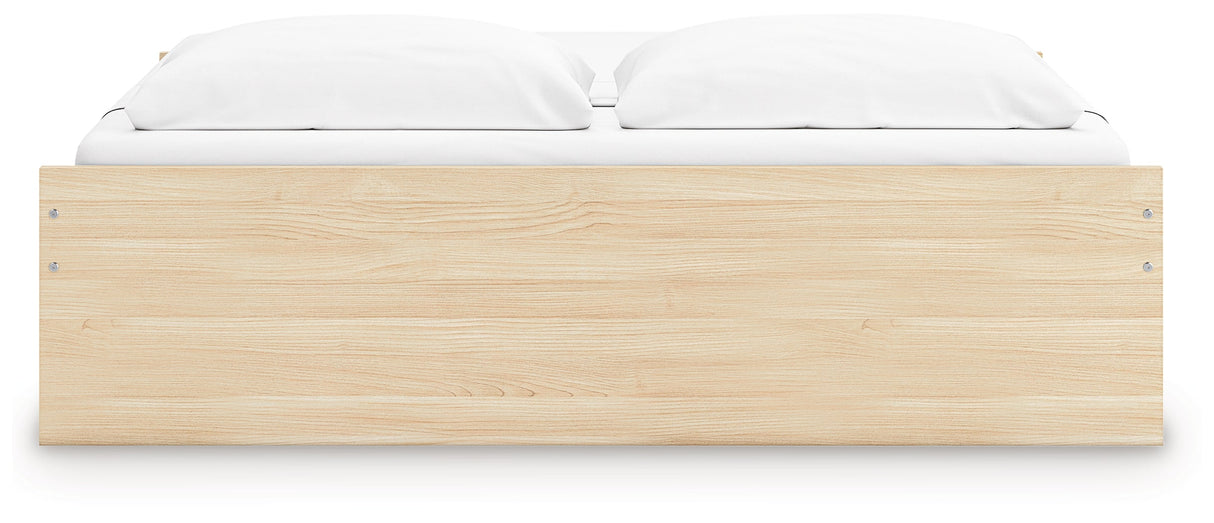 Onita Natural Platform Bedroom Set by Ashley at Eve Furniture