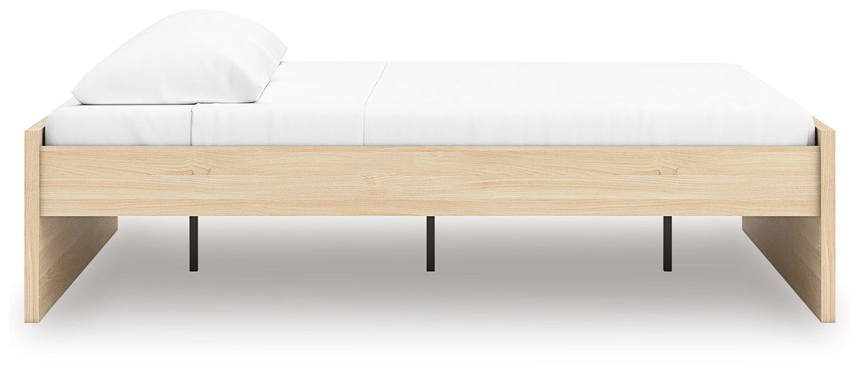 Onita Natural Platform Bedroom Set by Ashley at Eve Furniture