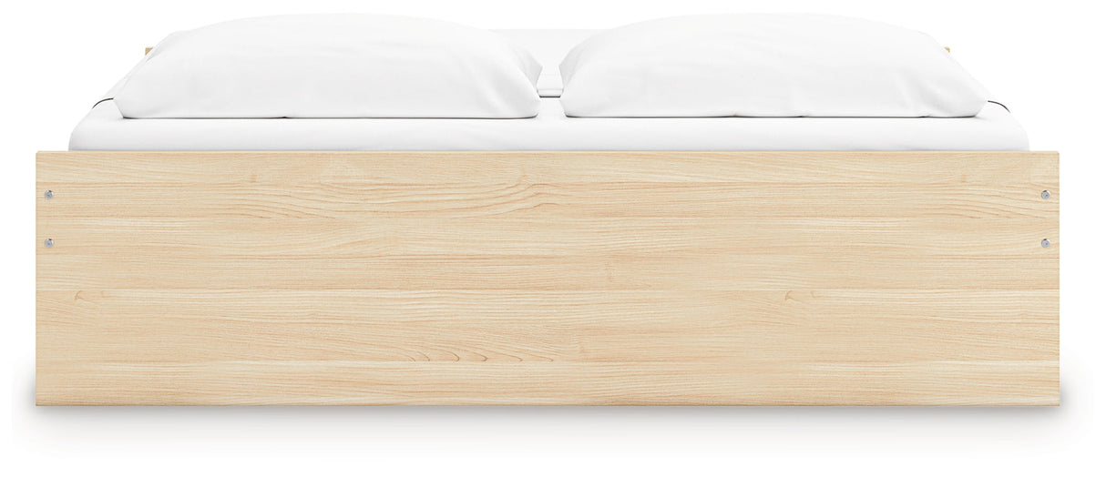 Onita Natural Platform Bedroom Set by Ashley at Eve Furniture