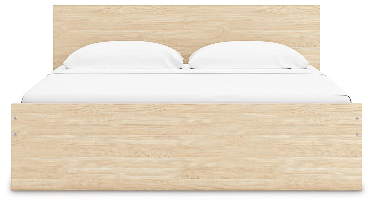 Onita Natural Storage Panel Platform Bedroom Set with 4 Drawers by Ashley at Eve Furniture