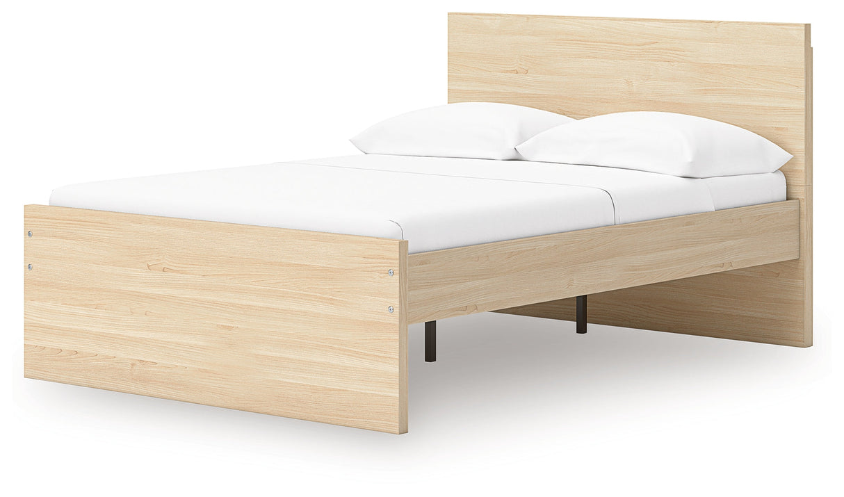 Onita Natural Youth Panel Platform Bedroom Set by Ashley at Eve Furniture