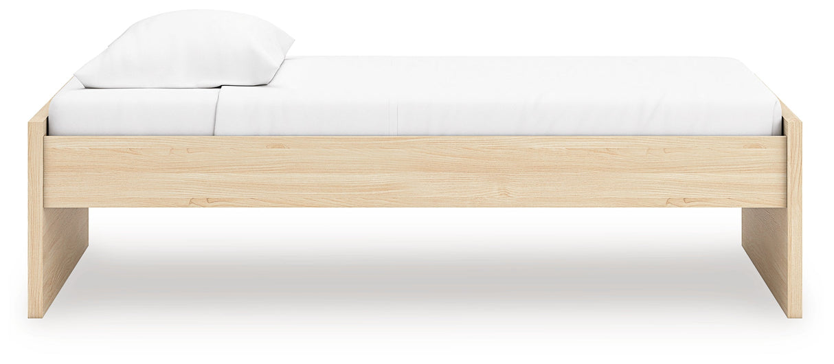 Onita Natural Youth Platform Bedroom Set by Ashley at Eve Furniture