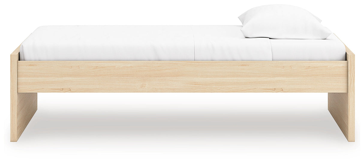 Onita Natural Youth Platform Bedroom Set by Ashley at Eve Furniture