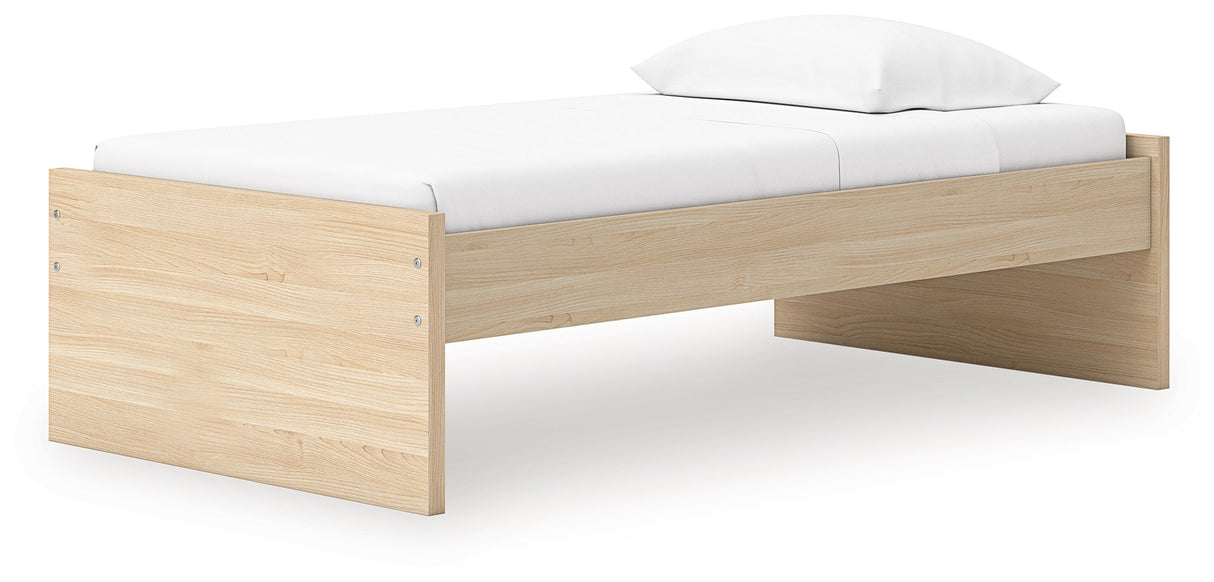 Onita Natural Youth Platform Bedroom Set by Ashley at Eve Furniture