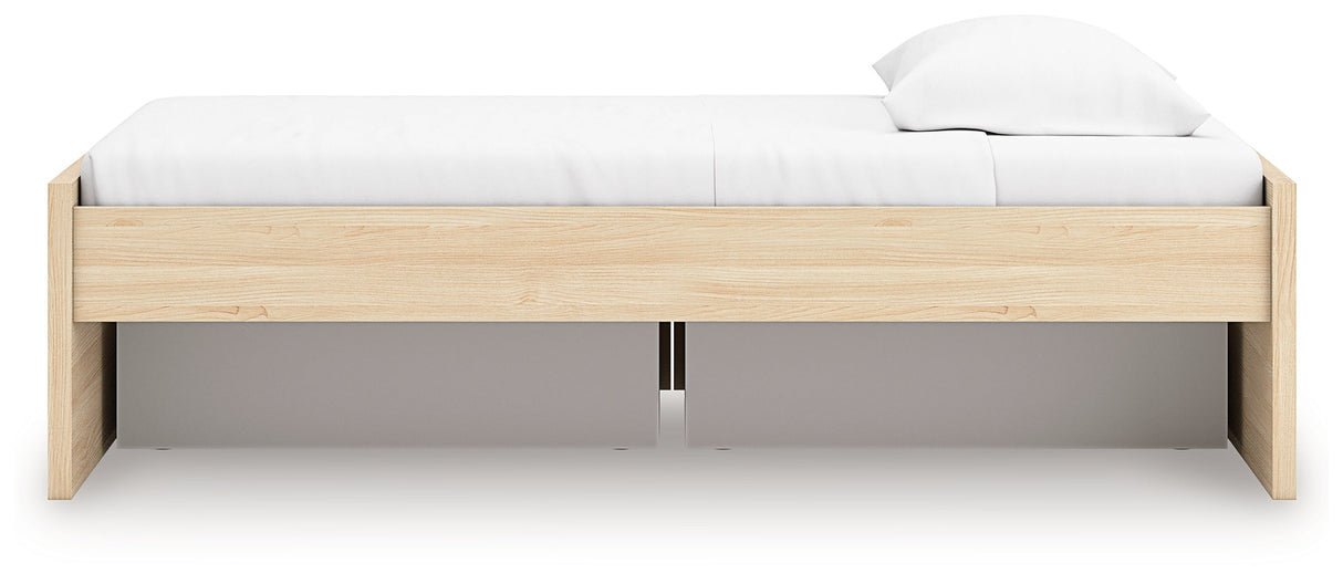 Onita Natural Youth Platform Bedroom Set by Ashley at Eve Furniture