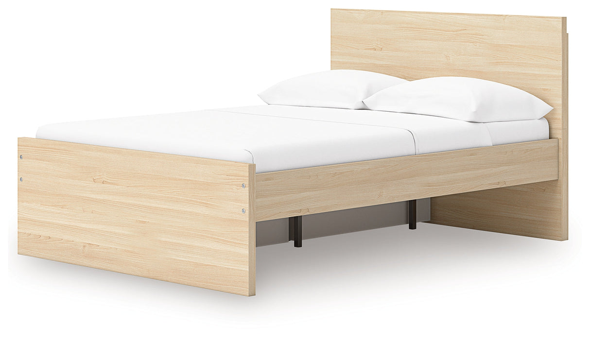 Onita Natural Youth Storage Panel Platform Bedroom Set with 2 Drawers by Ashley at Eve Furniture