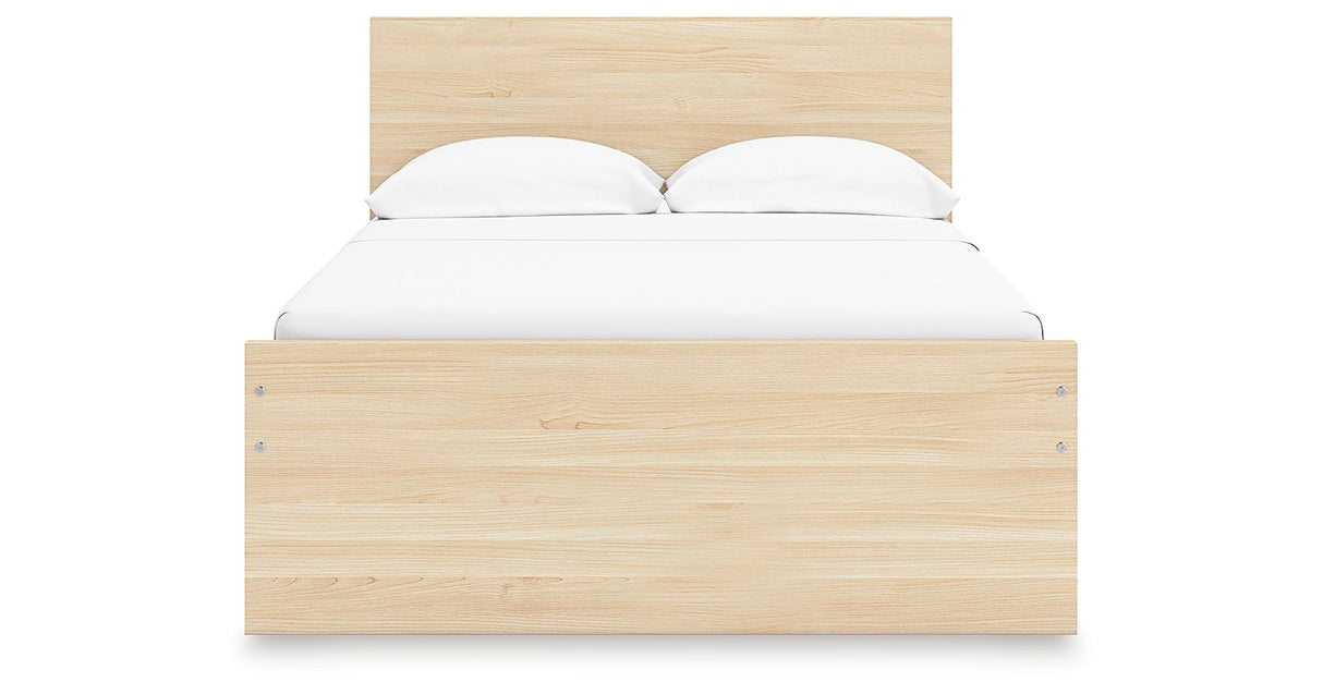 Onita Natural Youth Storage Panel Platform Bedroom Set with 2 Drawers by Ashley at Eve Furniture