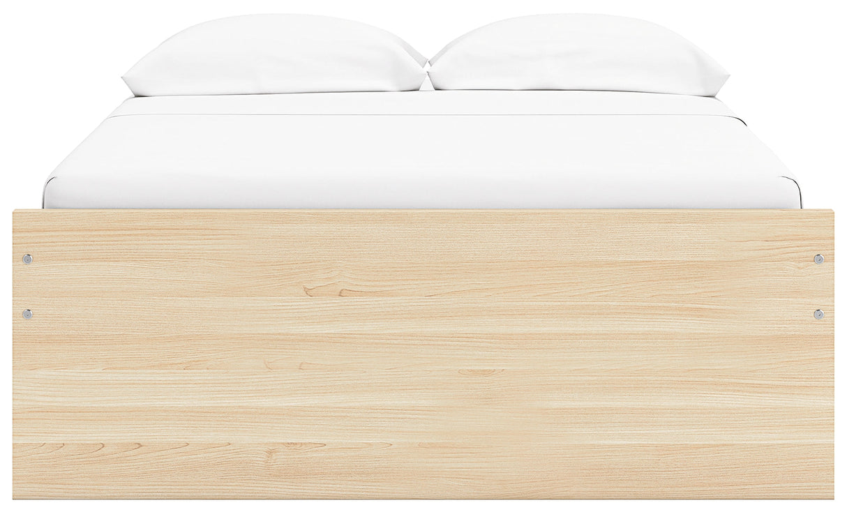 Onita Natural Youth Storage Platform Bedroom Set with 2 Drawers by Ashley at Eve Furniture