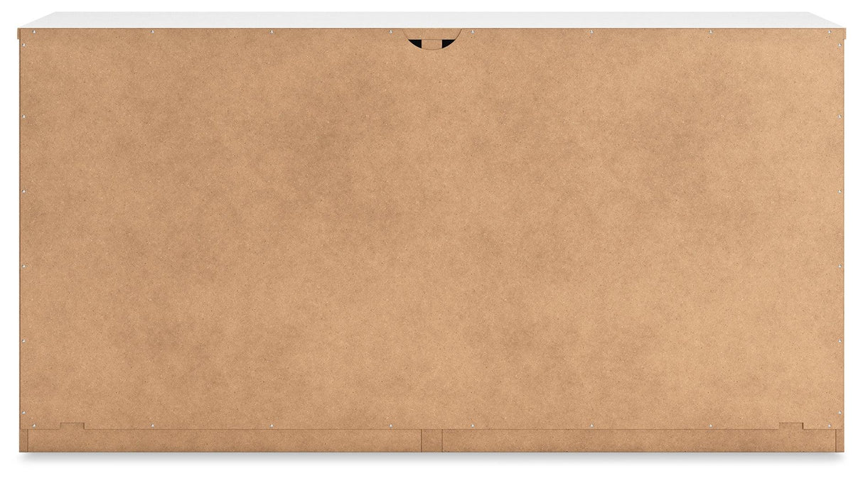 Onita White Dresser by Ashley at Eve Furniture