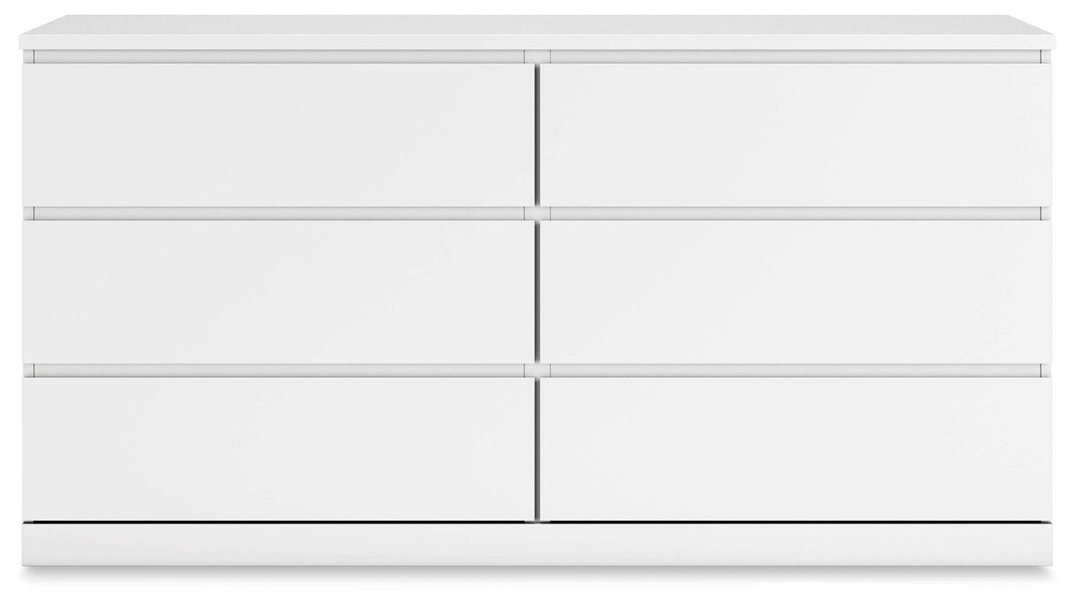 Onita White Dresser by Ashley at Eve Furniture