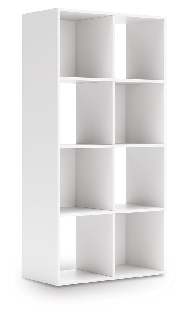Onita White Eight Cube Organizer by Ashley at Eve Furniture