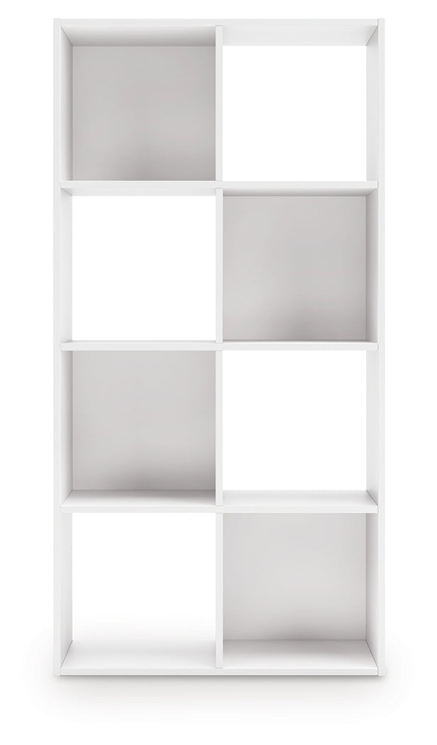 Onita White Eight Cube Organizer by Ashley at Eve Furniture
