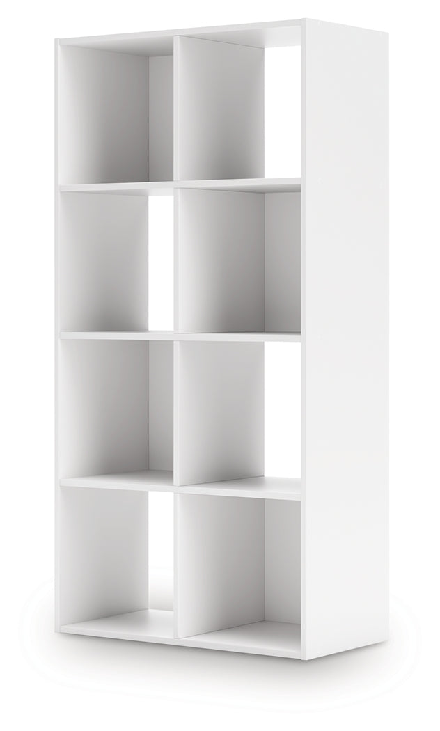 Onita White Eight Cube Organizer by Ashley at Eve Furniture