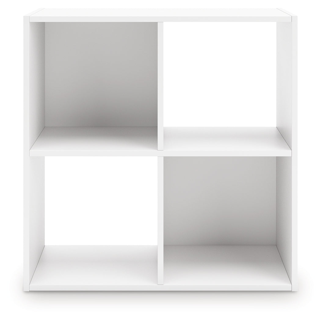 Onita White Four Cube Organizer by Ashley at Eve Furniture