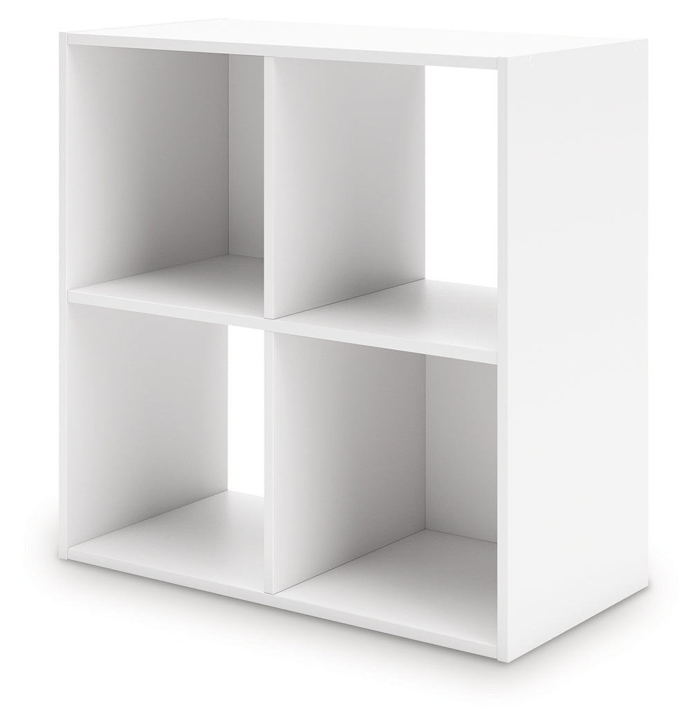 Onita White Four Cube Organizer by Ashley at Eve Furniture