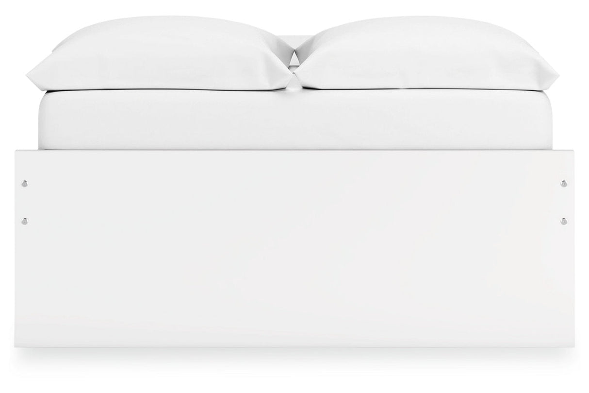Onita White Full Platform Base Bed by Ashley at Eve Furniture