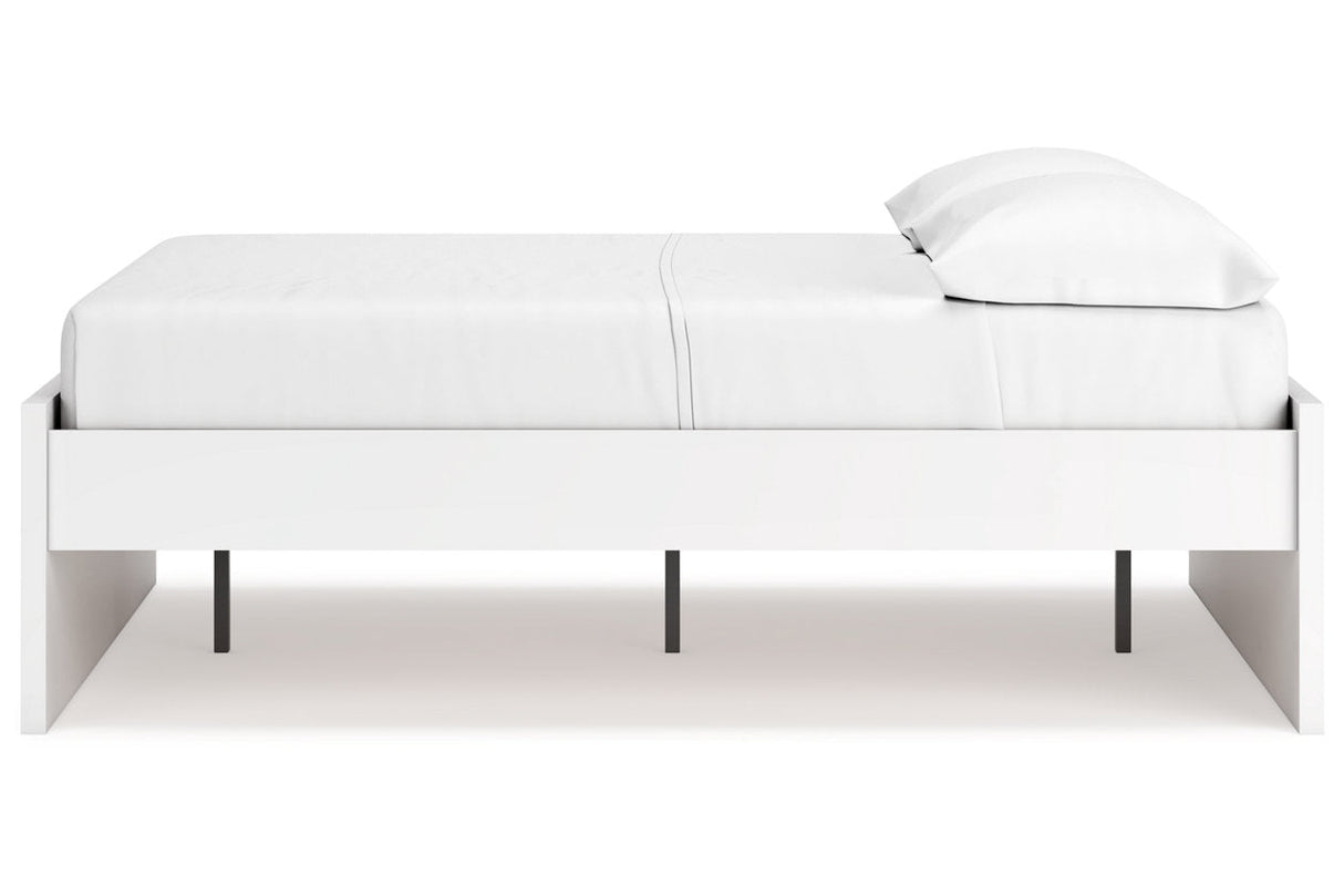 Onita White Full Platform Base Bed by Ashley at Eve Furniture