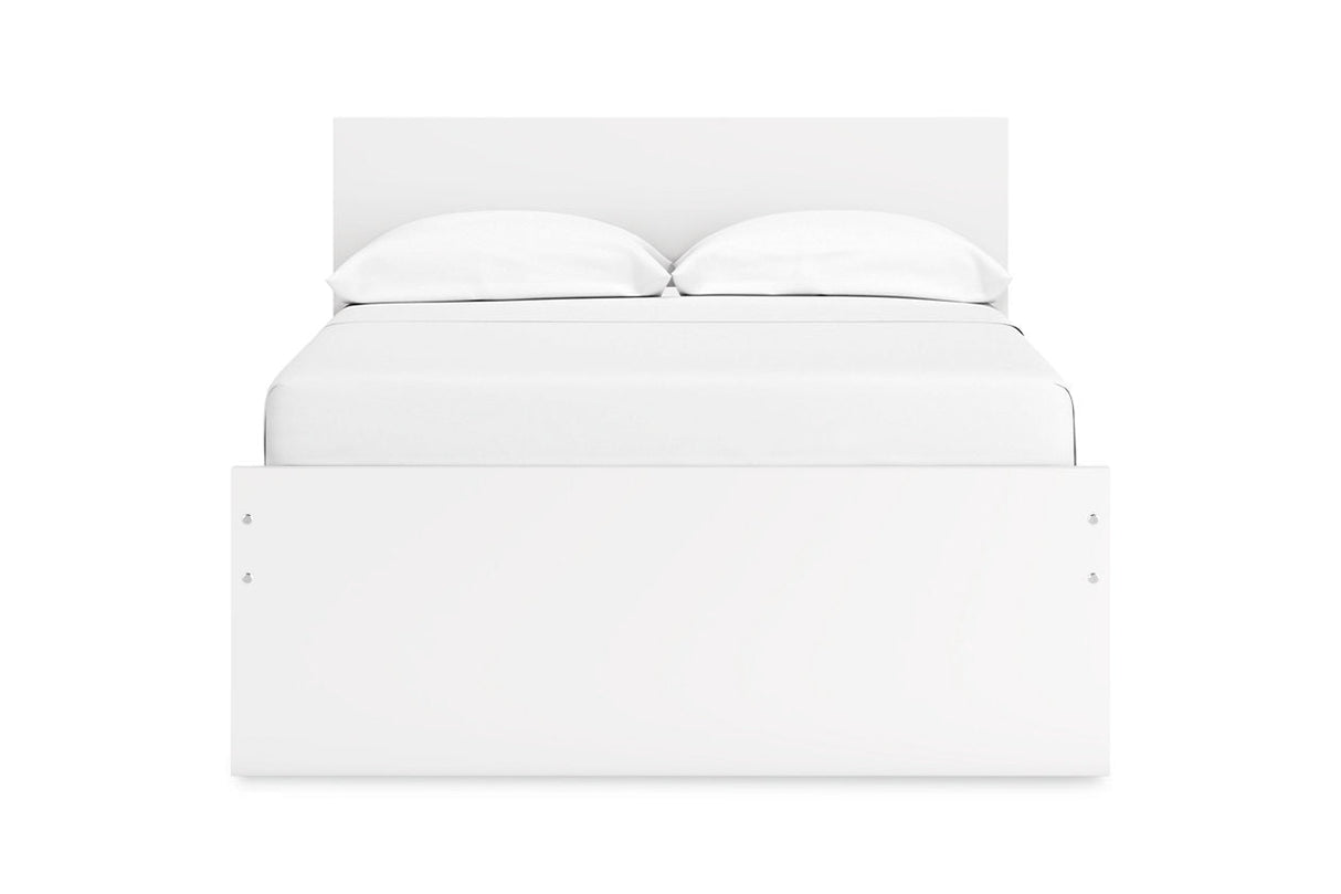 Onita White Full Platform Bed by Ashley at Eve Furniture