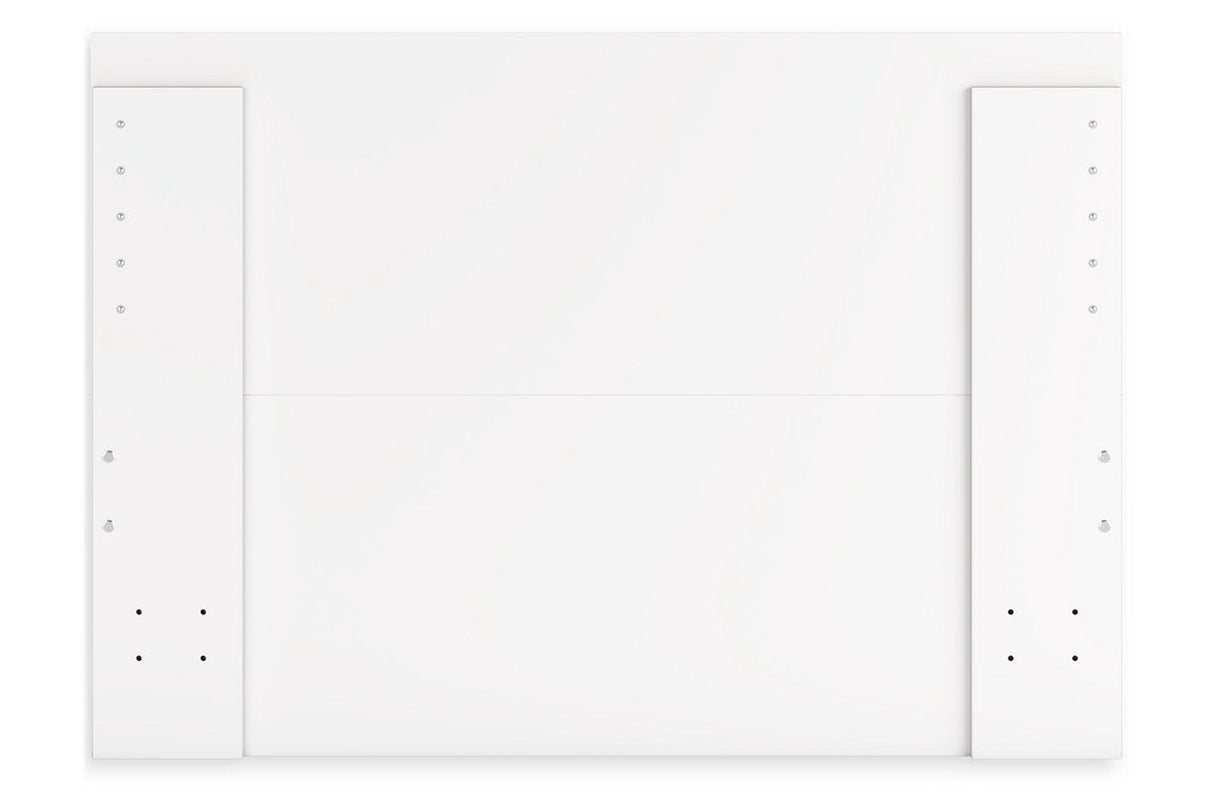 Onita White Full Storage Platform Bed with 2 Drawers by Ashley at Eve Furniture