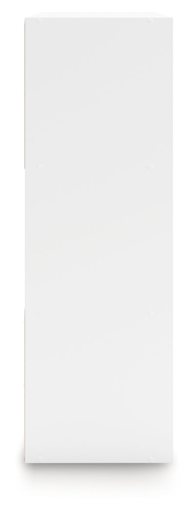 Onita White Nine Cube Organizer by Ashley at Eve Furniture