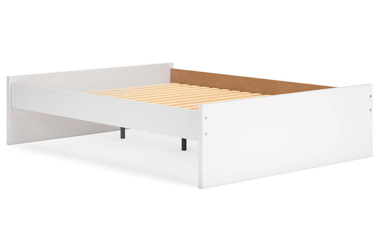 Onita White Queen Platform Base Bed by Ashley at Eve Furniture