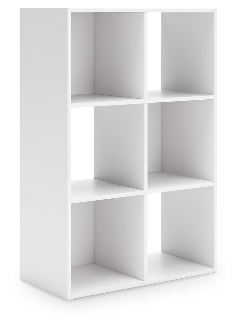 Onita White Six Cube Organizer by Ashley at Eve Furniture
