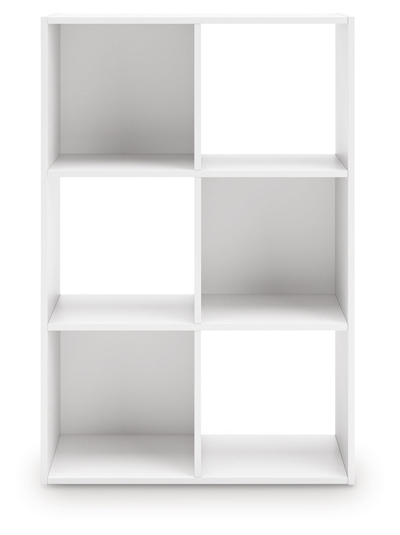 Onita White Six Cube Organizer by Ashley at Eve Furniture