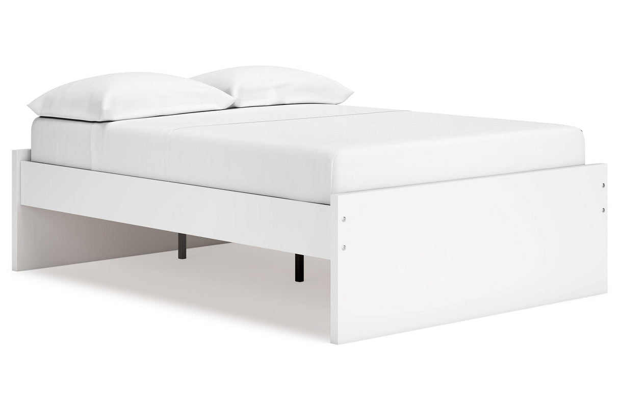 Onita White Youth Platform Base Bedroom Set by Ashley at Eve Furniture