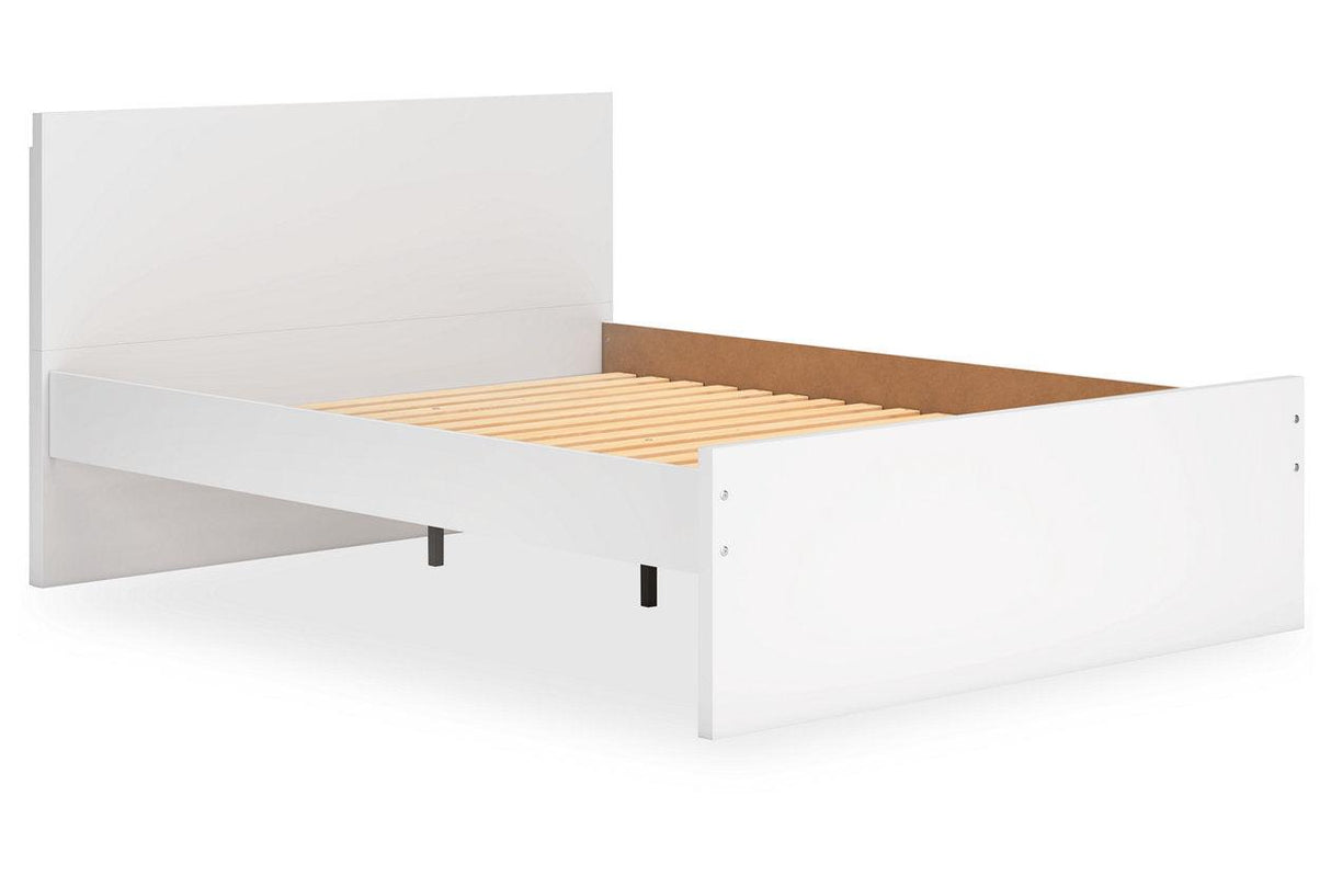 Onita White Queen Platform Bed by Ashley at Eve Furniture
