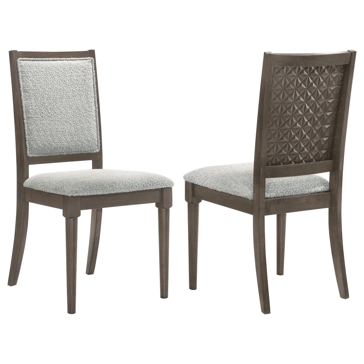 Onslow Dark Brown Dining Side Chair, Set of 2 by Coaster at Eve Furniture