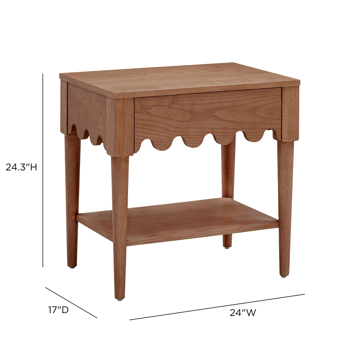 Oodle 24" Nightstand With Drawer by TOV Furniture at Eve Furniture