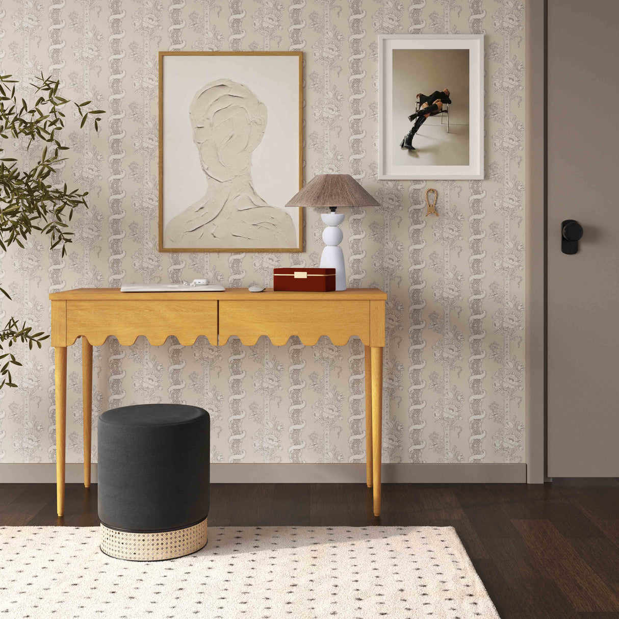 Oodle 48" 2-Drawer Desk by TOV Furniture at Eve Furniture