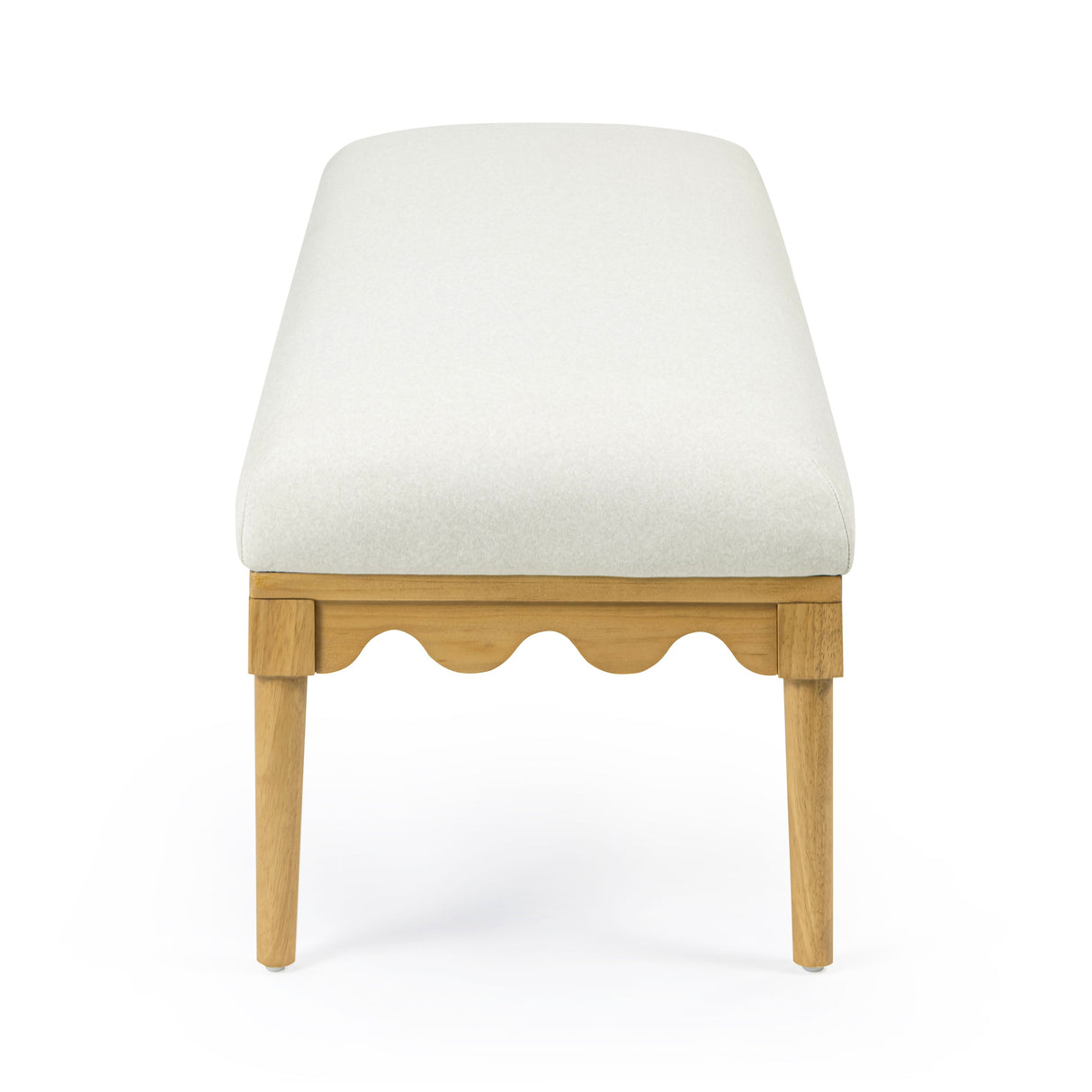 Oodle 56.5" Vegan Mohair Bench by TOV Furniture at Eve Furniture