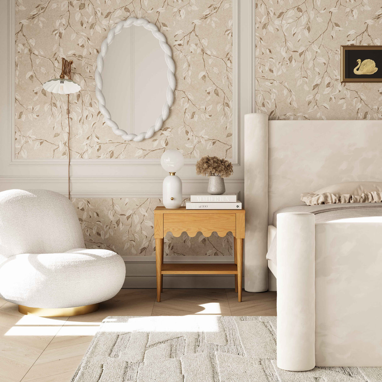 Oodle Natural Ash Nightstand by TOV Furniture at Eve Furniture