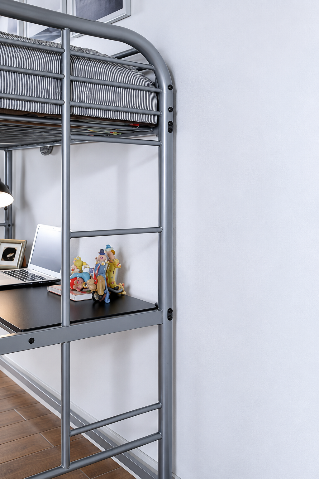 Opal Silver Twin Loft Bed by Furniture of America at Eve Furniture