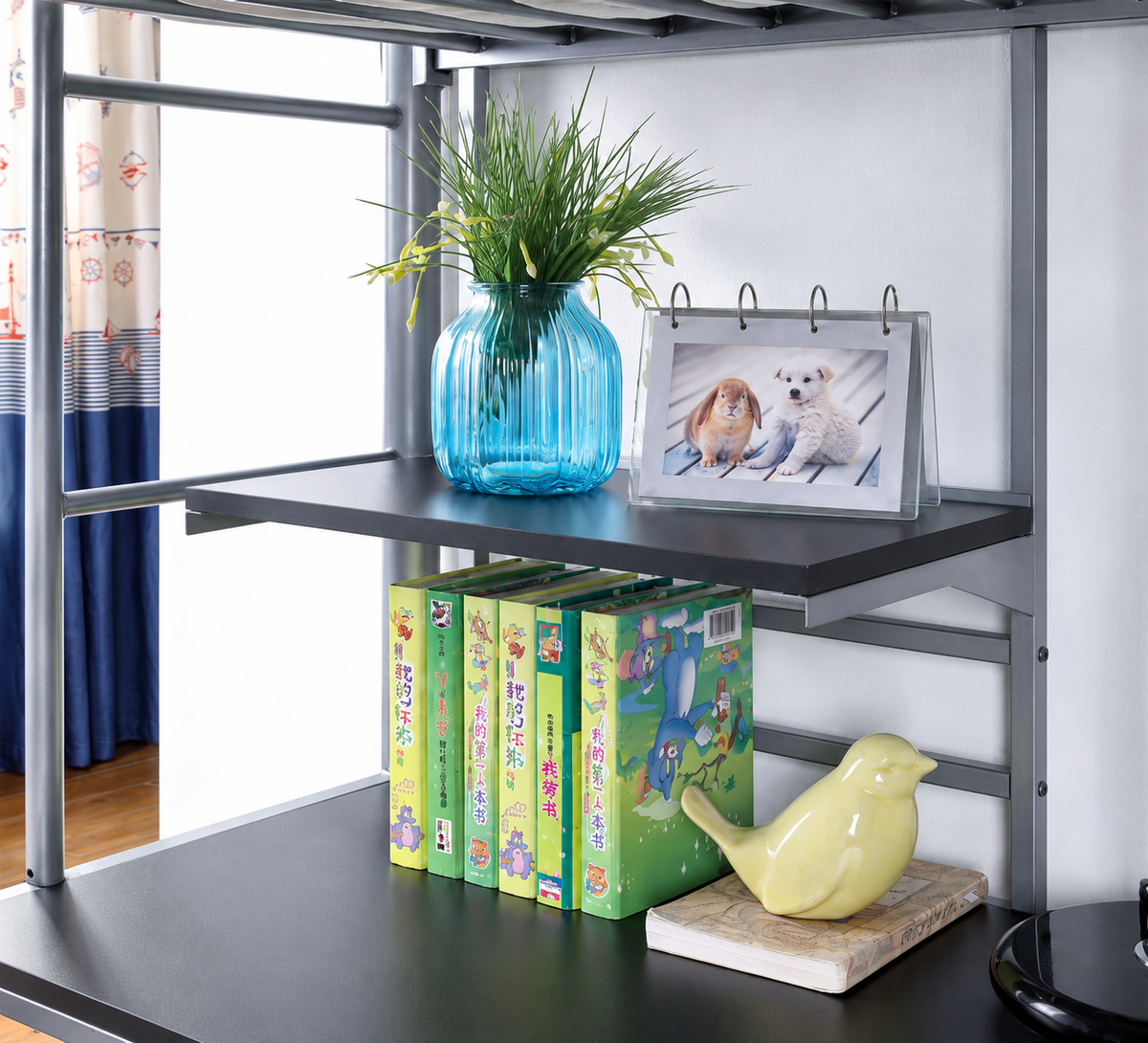 Opal Silver Twin Loft Bed by Furniture of America at Eve Furniture