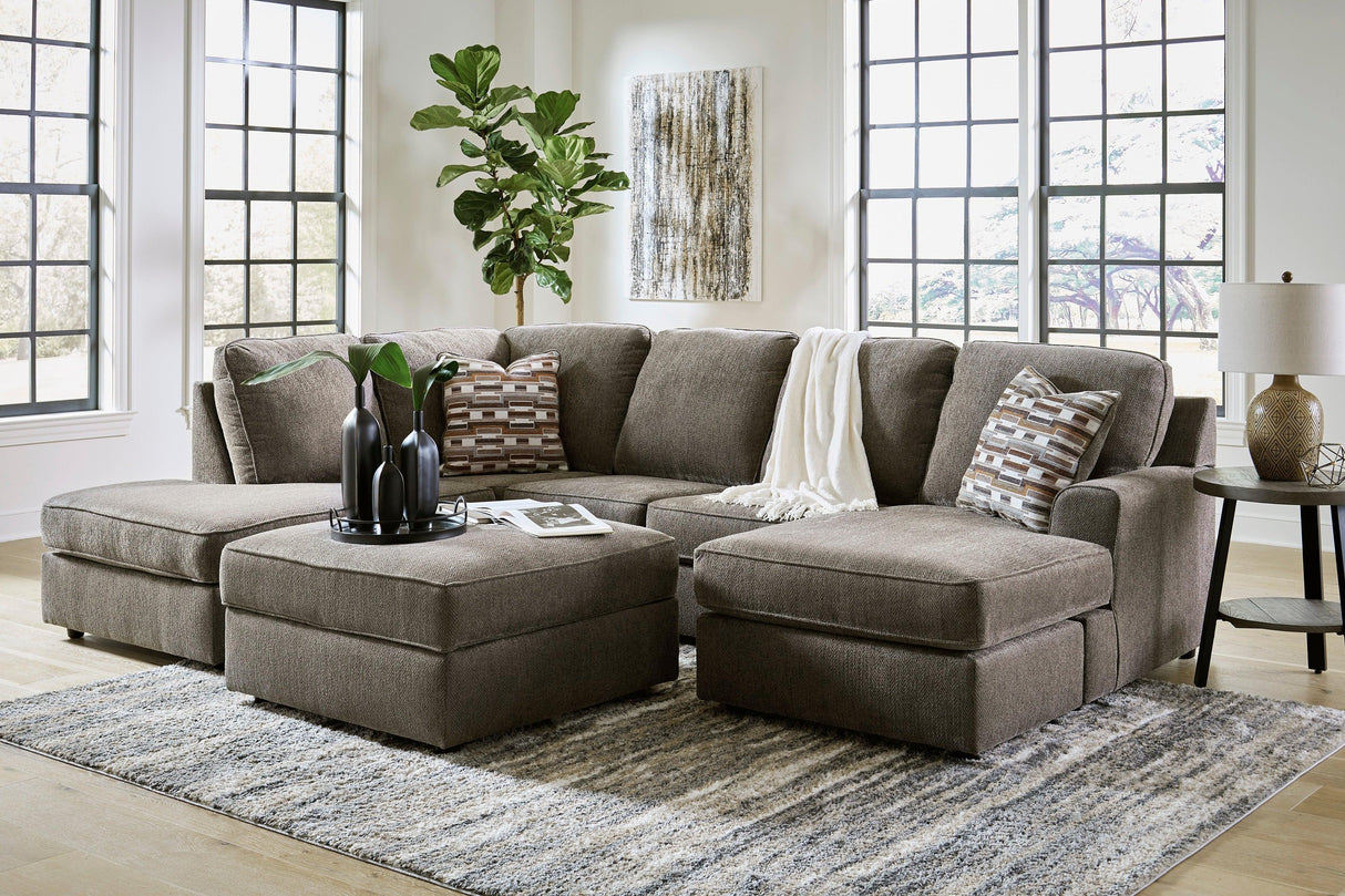 O'Phannon Putty 2-Piece Left Arm Facing Chaise Sectional by Ashley at Eve Furniture