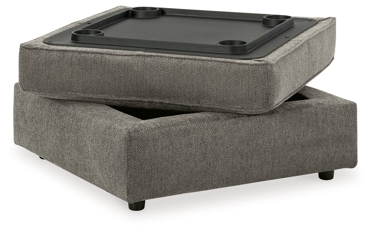 O'Phannon Putty 2-Piece Sectional with Ottoman by Ashley at Eve Furniture